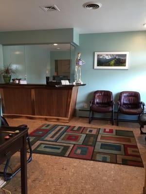 Enjoy a a nice cup of hot tea or water as you relax in our waiting room, don't worry you wait too long,we run on time.