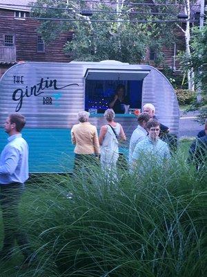 The Gin Tin Mobile Bar Licensed under Above & Beyond Catering