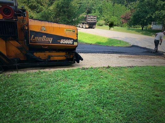 The driveway is starting to come together!!