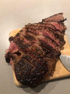 The prime aged "cowboy steak". Giddyup!