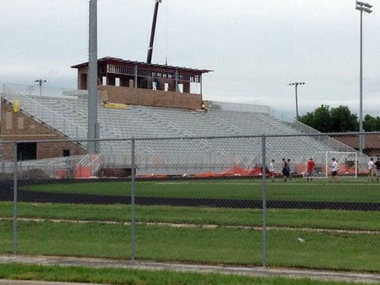 Blue valley stadium.