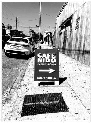 Welcome to CAFE NIDO-coffee & books. #LA #SilverLake #FranklinHills