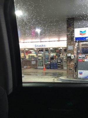 Crappy small ugly gas station