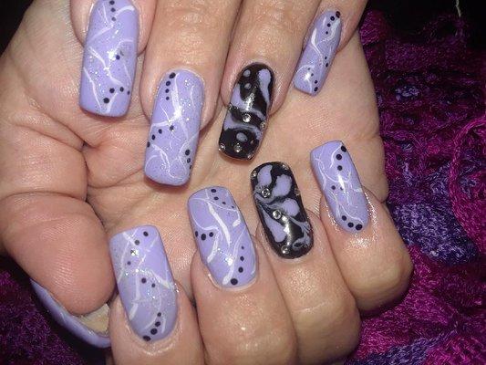 Nail design from  Dip Nail Spa