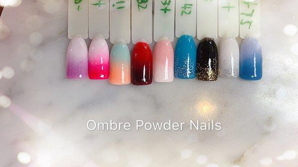 Ombre Powder Nail