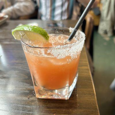 Blood orange margarita (happy hour)