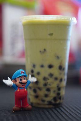 Super Mario knows it Avocado bubble drink with Pearl *8/12/23