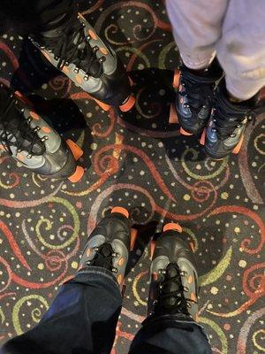 Roller Skate Rental included with 4:00 PM - 6:00 PM admission, which was just $8.00!