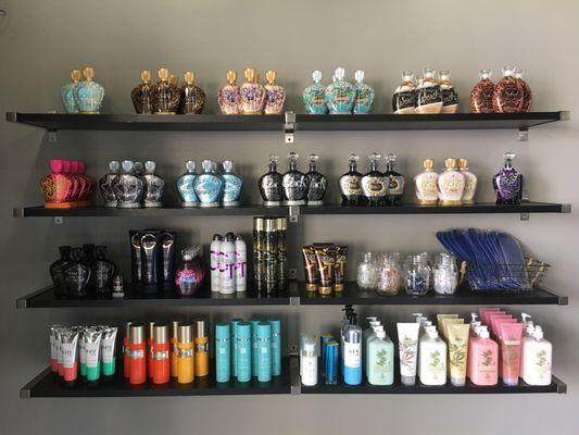 Tons of lotion options!