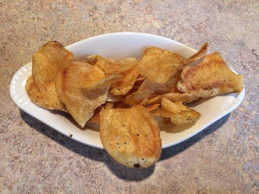 Excellent homemade potato chips