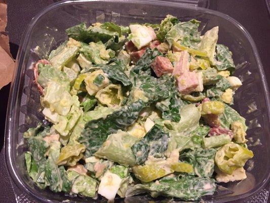 Low carb chopped salad.