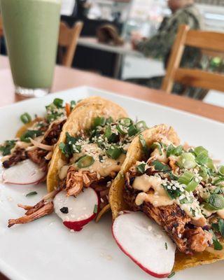 Bukhan jackfruit tacos