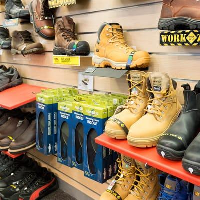 Our boots and shoes meets and/or exceed ASTM standards for: Safety Toes, Electrical Hazard, Static Dissipative, Slip Resistance...