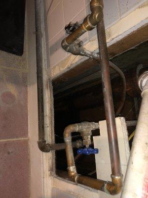 Pipe and values replacements