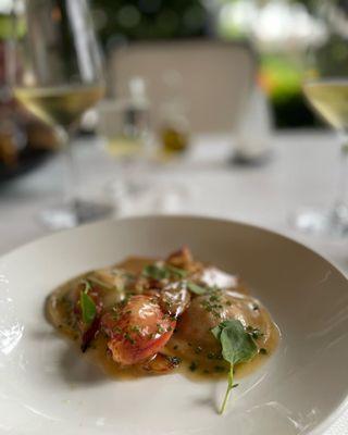 Lobster ravioli