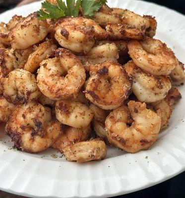 Seasoned fried shrimp