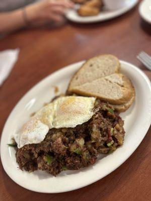 Big Boy Breakfast cornhash