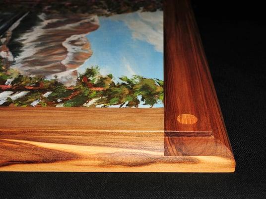 Redgum Frame with Oak Dowels