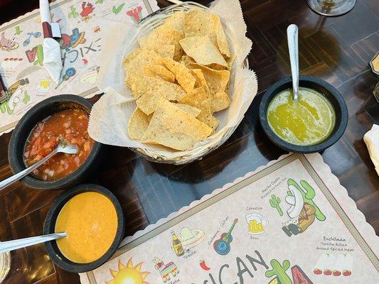 chips and salsa.