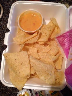 Mini cheese nacho, best nacho cheese in town!