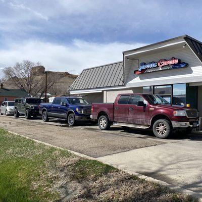 There's always a line at the drive-in window, so I'm not the only one that thinks they have great food.