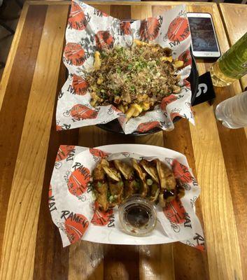 Osaka Fries and Fried Gyoza