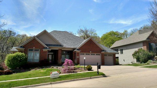 Our clients new roof. We had the opportunity to install the CertainTeed Northgate SBS Architectural Shingles on our clients home.