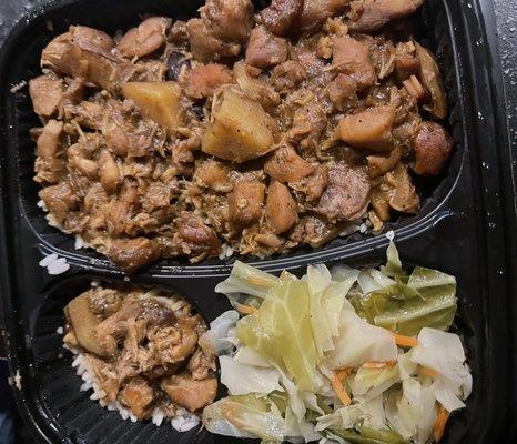 Brown Stew Chicken Bowl $11