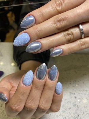 Sugar chrome and chrome- frozen style