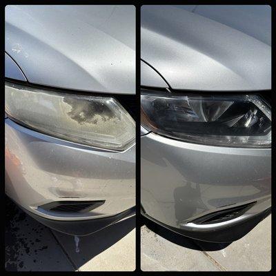 Got heavy headlight oxidation? No problem! Let us take care of it