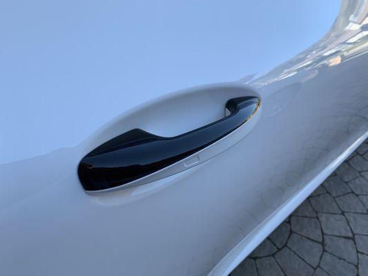 Door handle black out