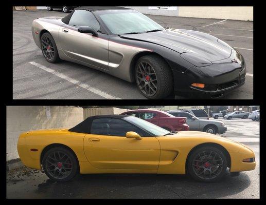 Complete Color Change On This 98 Corvette