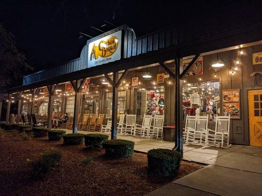 Cracker Barrel at 9pm