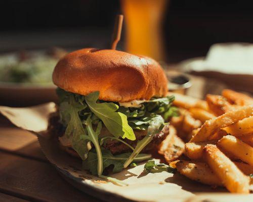 Truffle Burger with Truffle Fries