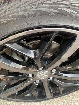 Wheel damage