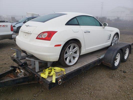 Is this the only way your Chrysler Crossfire moves right now? Contact SOS Diagnostics for help.