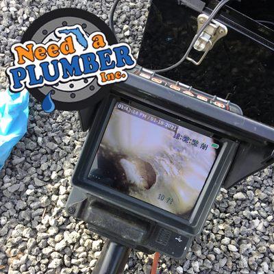 Our professional sewer camera inspections allow us to easily see underground pipes w/o damaging or exposing them!