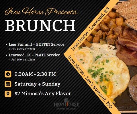 "Rev Up Your Brunch Game at Iron Horse Bar and Grill in Lees Summit, MO!"