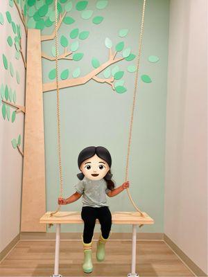 Swing prop for cute pictures