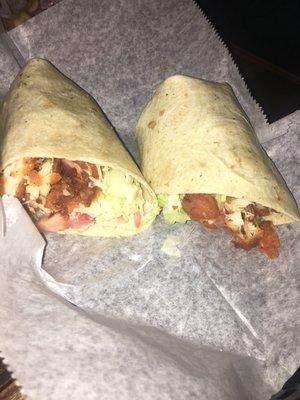 Terry's  Buffalo chicken ranch wrap