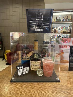 Went to see the new Creed movie and they have a drink made after the movie. Of course we tried it and it was tasty!