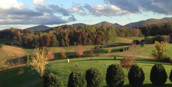 View from back deck~ Brittany's Mountain Retreat~ Standing Stone Circle amidst the Mountains