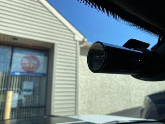 Dashcam Installed