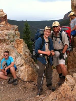 Ephrata Chiropractor - My son Luke and I at Philmont on a 12 day backpacking trip in New Mexico