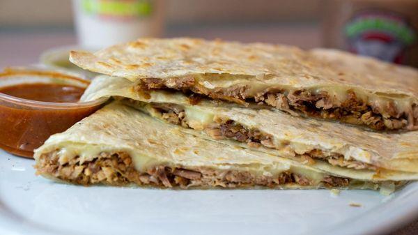 Delicious Carnitas Quesadilla!