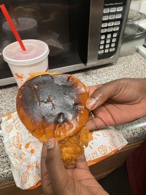 Popeyes off Will Clayton and Wilson Road In Humble Tx.this is what they served to me!!!!!!