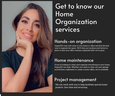 Get to know our Home Organization services!