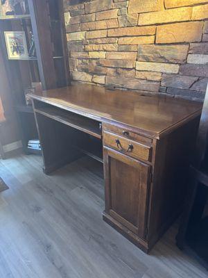 Ethan Lane student desk. Needs stain touch up.
 (good condition C- grade)
 sgs 4/9/24