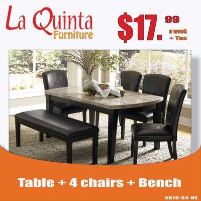 Also visit our website 
@laquintafurniture.com