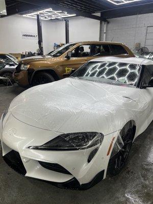 Satin PPF Applied On This Brand New MK5 Supra